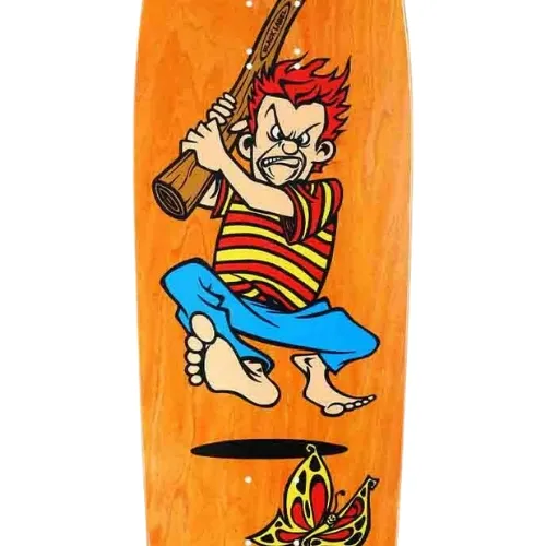 Black Label Evans Axe 91 Reissue Orange 9.625 Skateboard Deck