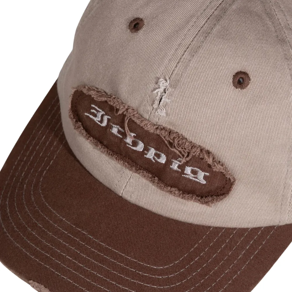Ichpig Patchwork Brown Dad Hat