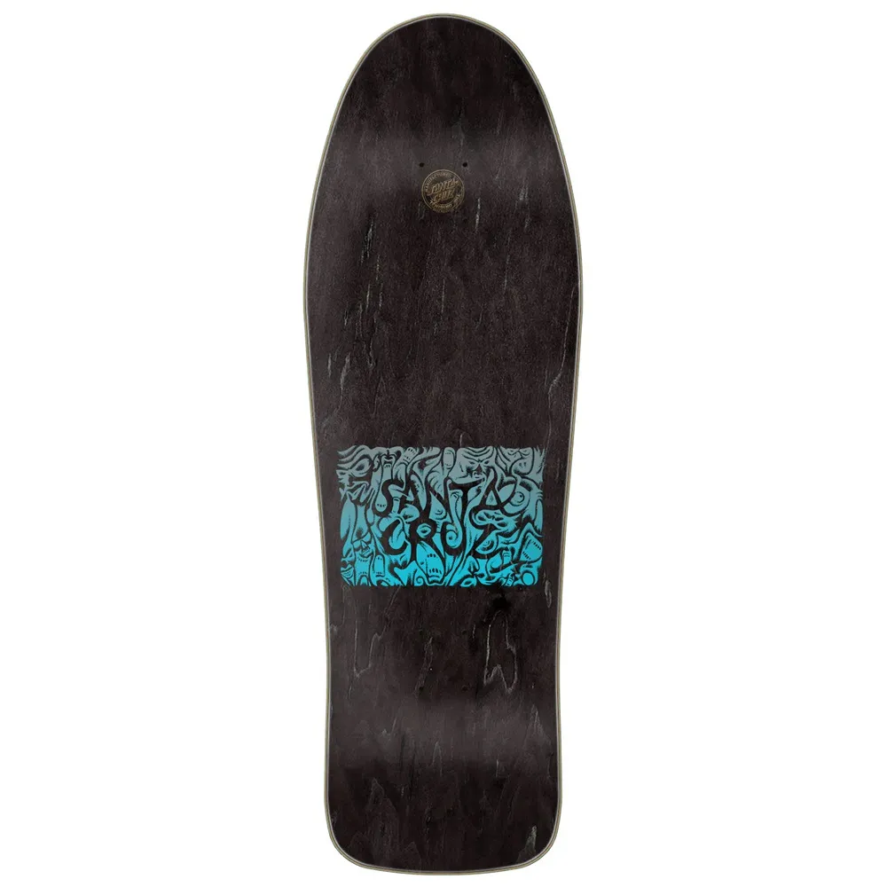 Santa Cruz Knox Firepit Reissue Cyan Metallic 10.07 Skateboard Deck