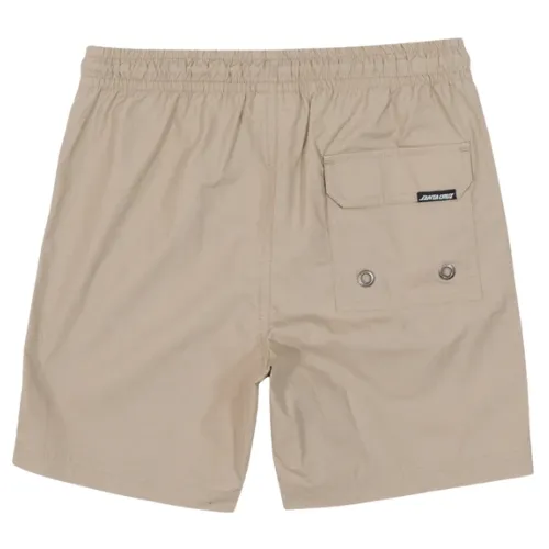 Santa Cruz MFG Dot Cruzier Solid Tan Youth Shorts
