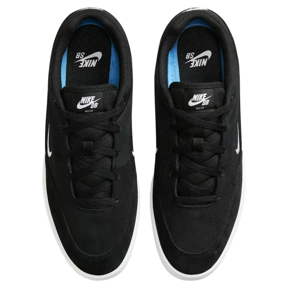 Nike SB Malor Black White Mens Skate Shoes