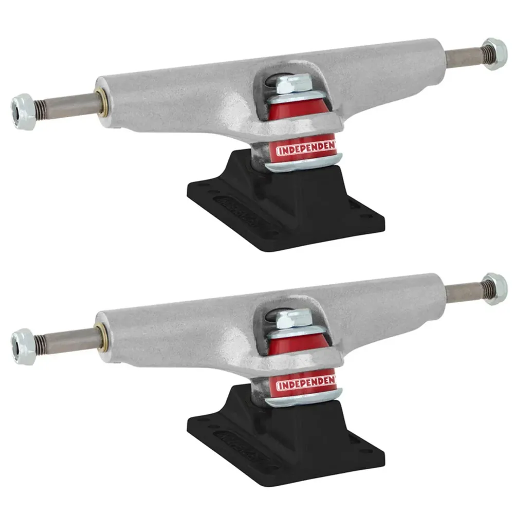 Independent Stage 4 Silver Ano Black Hollow Set Of 2 Skateboard Trucks