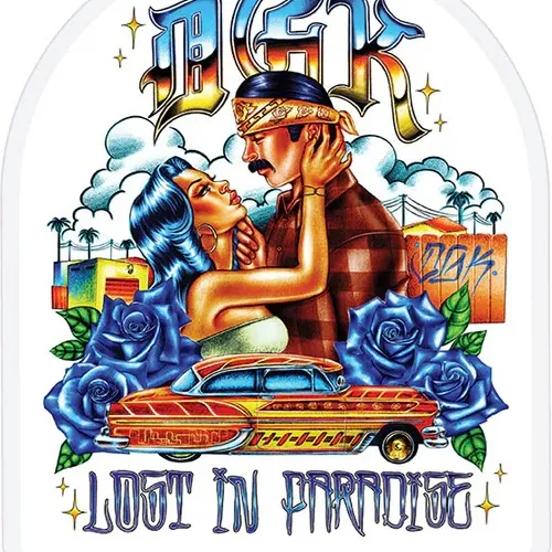 Dgk Lost In Paradise Skateboard Sticker
