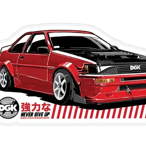 Dgk Twin Cam Skateboard Sticker