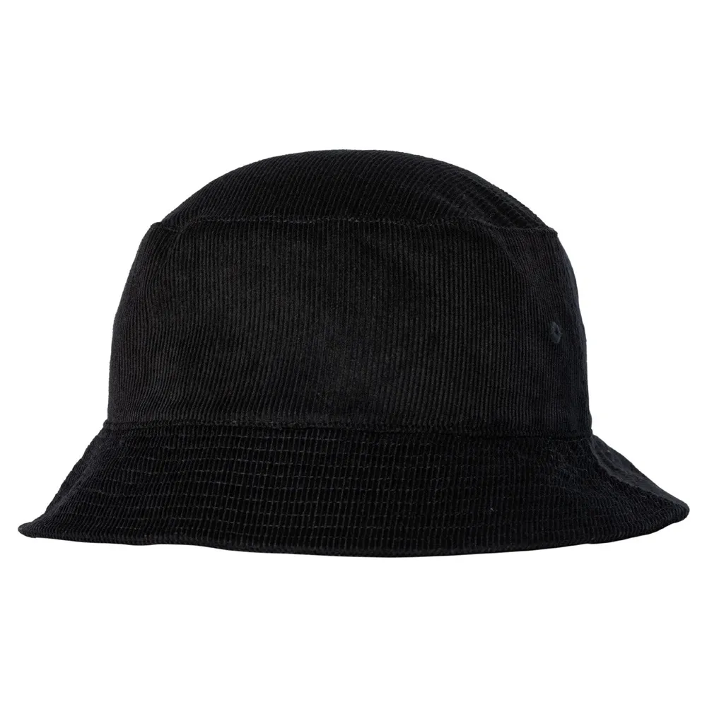 Spitfire Flames Script Black Bucket Hat