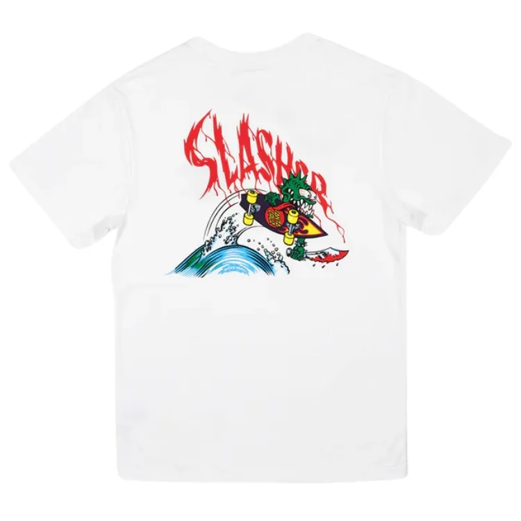 Santa Cruz SC Meek OG Slasher White Youth T-Shirt