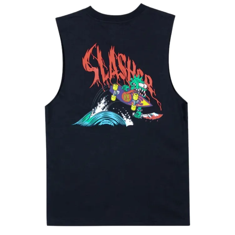 Santa Cruz SC Meek OG Slasher Black Youth Muscle Shirt