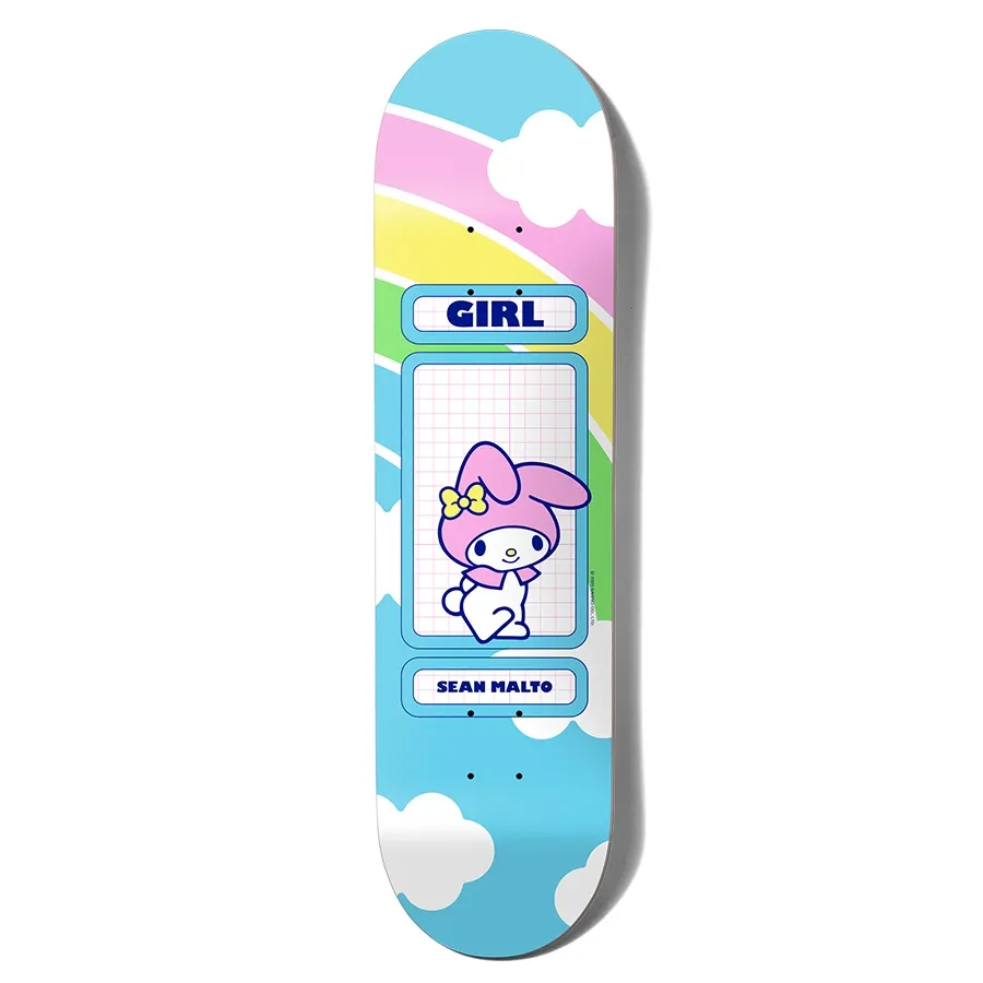 Girl X Hello Kitty & Friends Sean Malto Blind Bag 8.25 Skateboard Deck