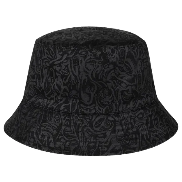 Santa Cruz Knox Faces Off Black Reversible Bucket Hat