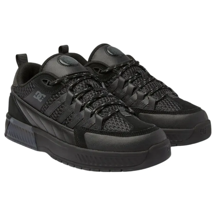 DC Lucien Black Black Blue Mens Skate Shoes