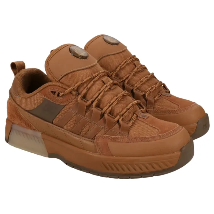 DC Lucien Brown Tan Mens Skate Shoes
