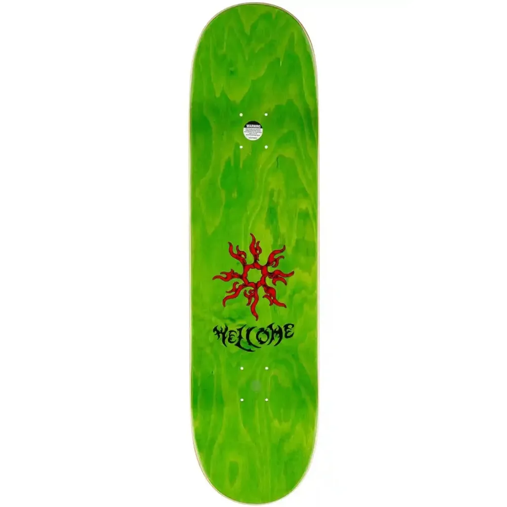Welcome Swamp Fight On Popsicle Brown 8.5 Skateboard Deck