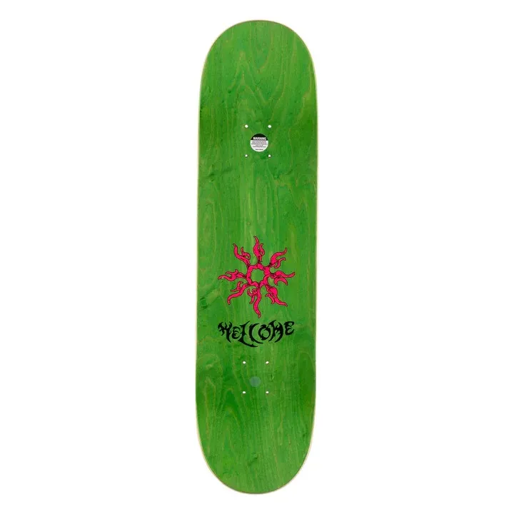 Welcome Swamp Fight On Popsicle Orange 8.5 Skateboard Deck