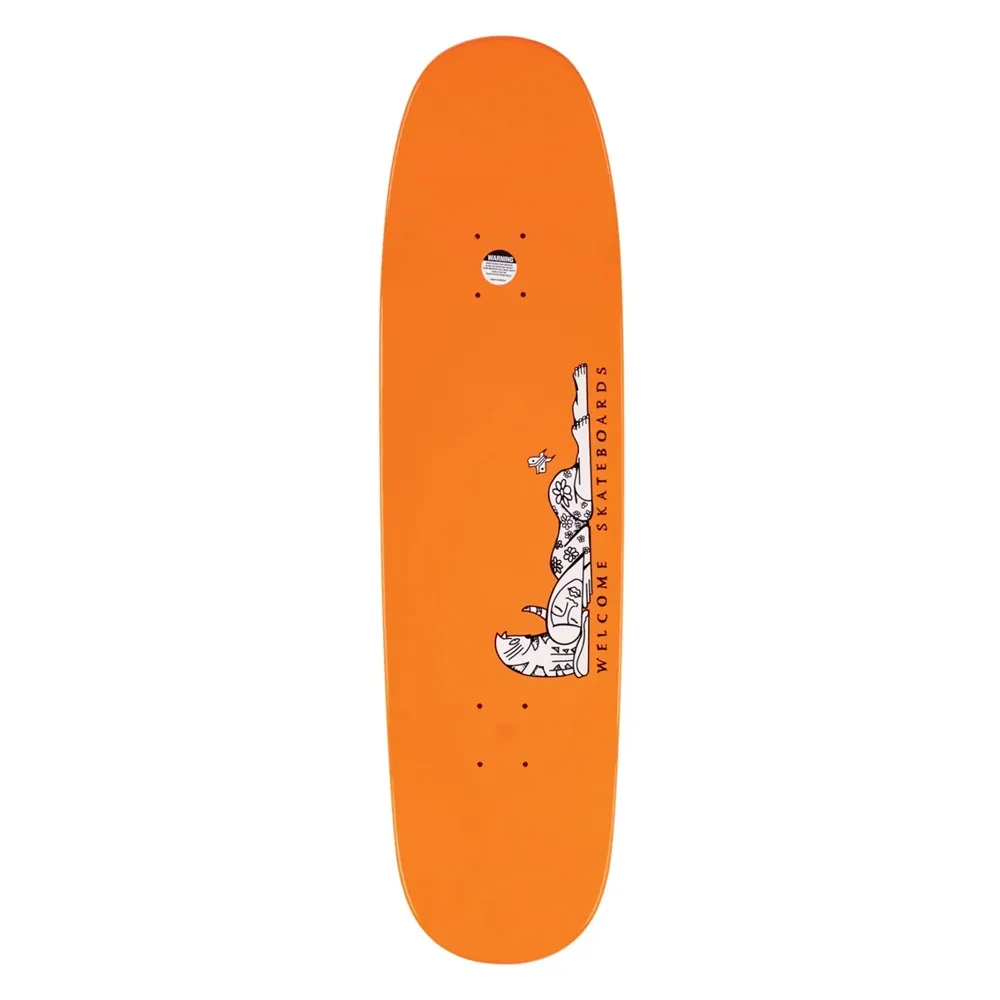 Welcome Love Is Essential On Catblood Orange Dip 8.75 Skateboard Deck