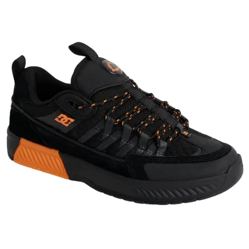 DC Lucien Black Black Orange Mens Skate Shoes