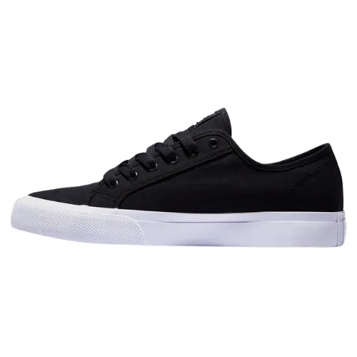 DC Manual Black White Mens Skate Shoes