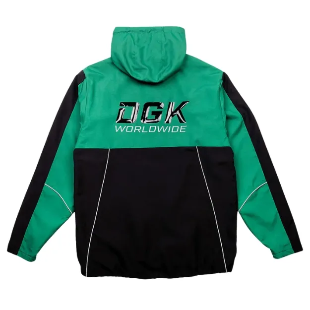 DGK Saga Green Black Windbreaker Jacket