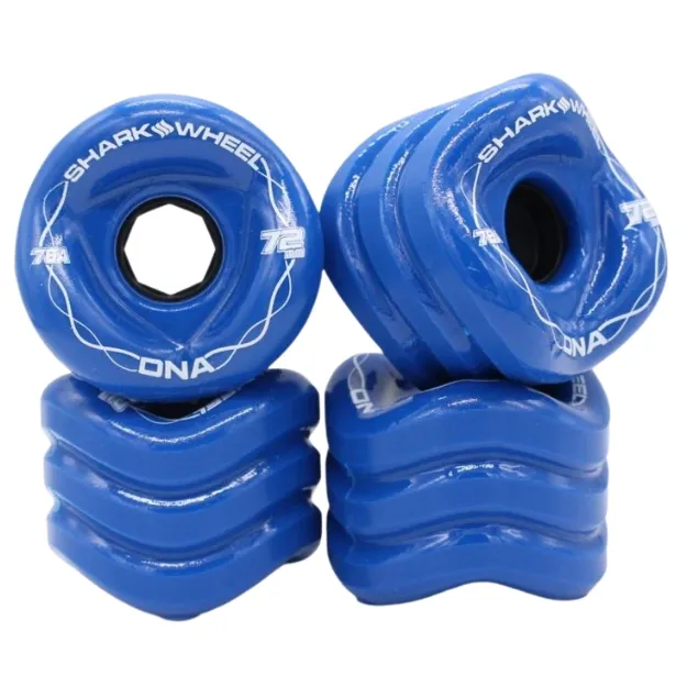 Shark DNA Ibiza Blue 78a 72mm Skateboard Wheels