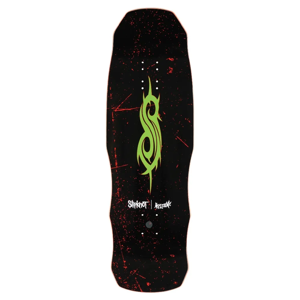 Welcome X Slipknot Spit It Out On Dark Lord Black Red 9.75 Skateboard Deck