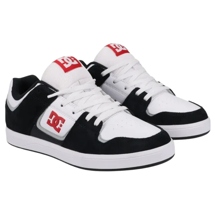 DC Pure White Pirate Black Mens Skate Shoes