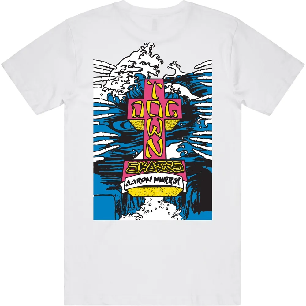 Dogtown Aaron Murray Fingers 80s White T-Shirt