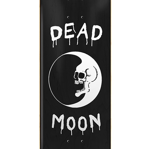 Zero Dead Moon Black White 8.25 Skateboard Deck Slightly Scuffed