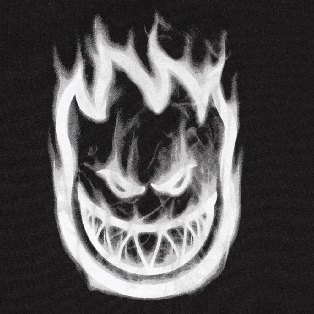 Spitfire Bighead Smoke Black White T-Shirt