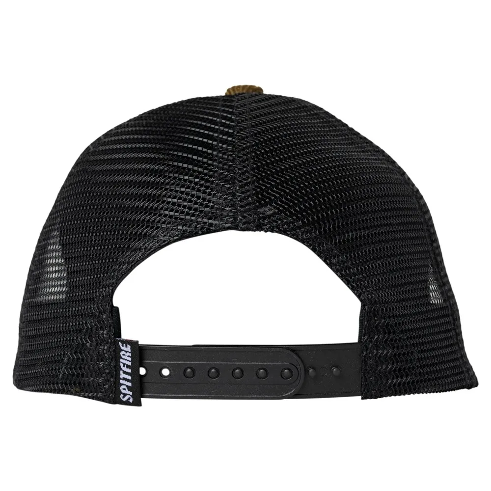 Spitfire Bighead Fill Brown Black Snapback Hat