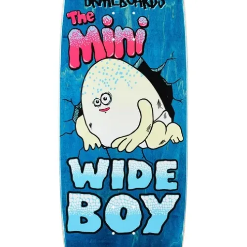 Heroin Mini Wide Boy Blue 10.5 Skateboard Deck