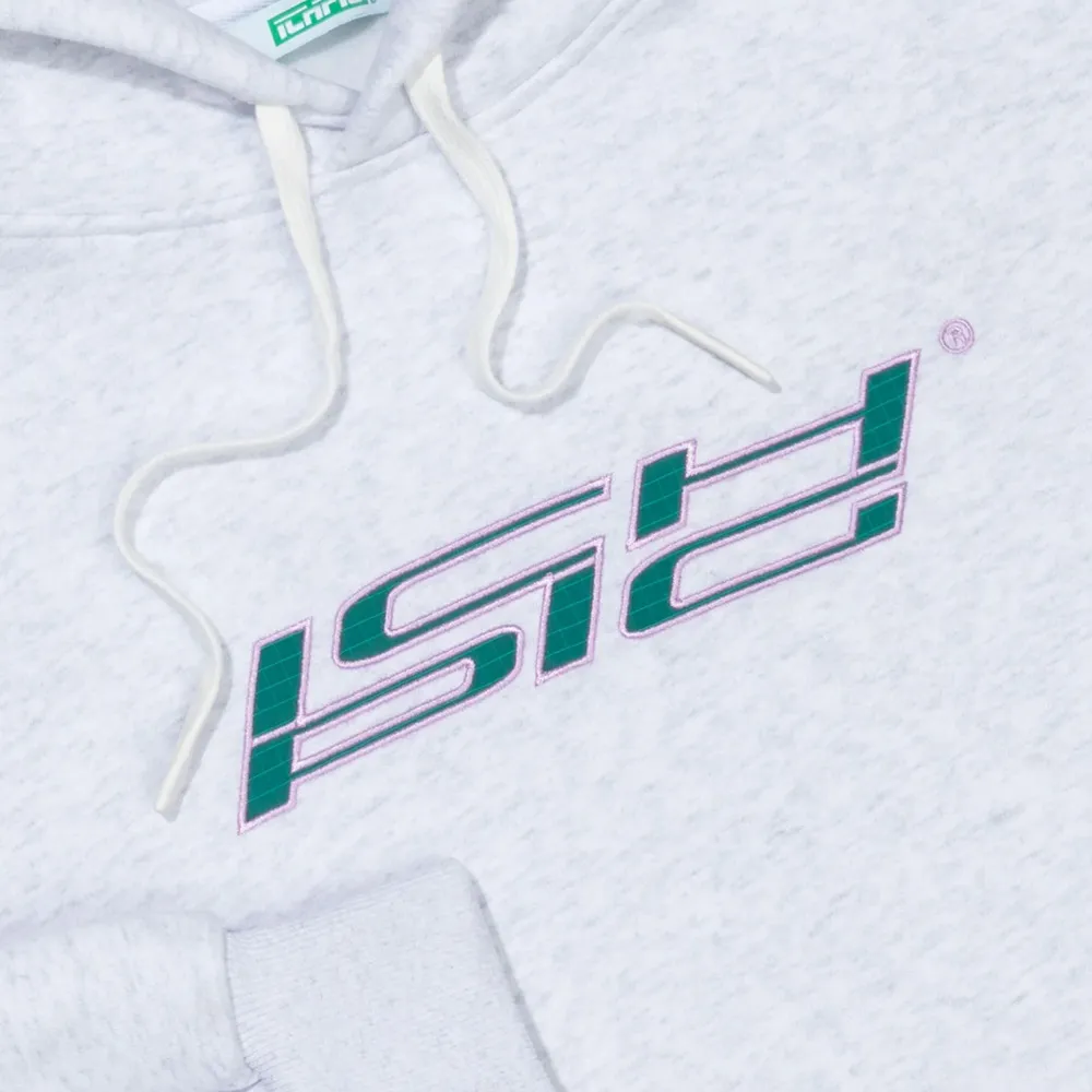 Ichpig Odyssey Pullcord White Marle Hoodie