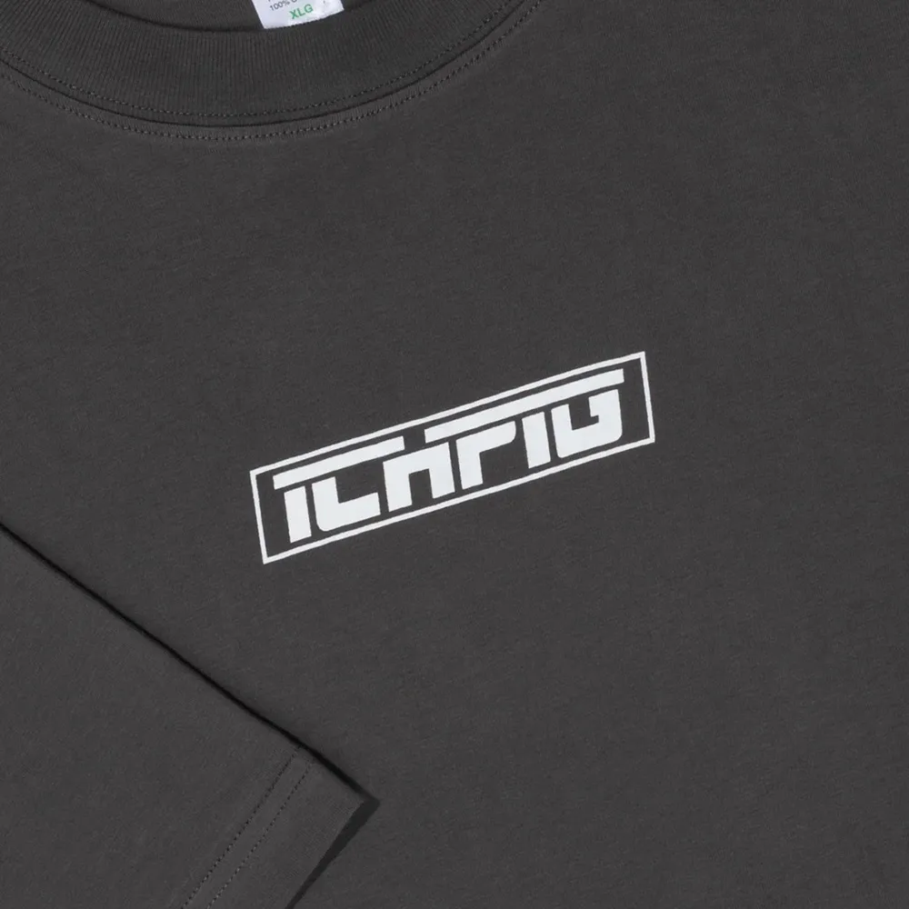 Ichpig Strike Logo Vintage Black White T-Shirt