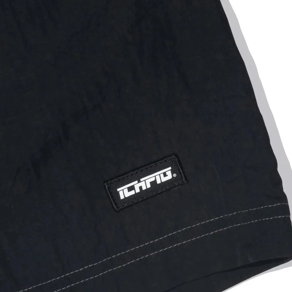 Ichpig Nylon Black Field Shorts