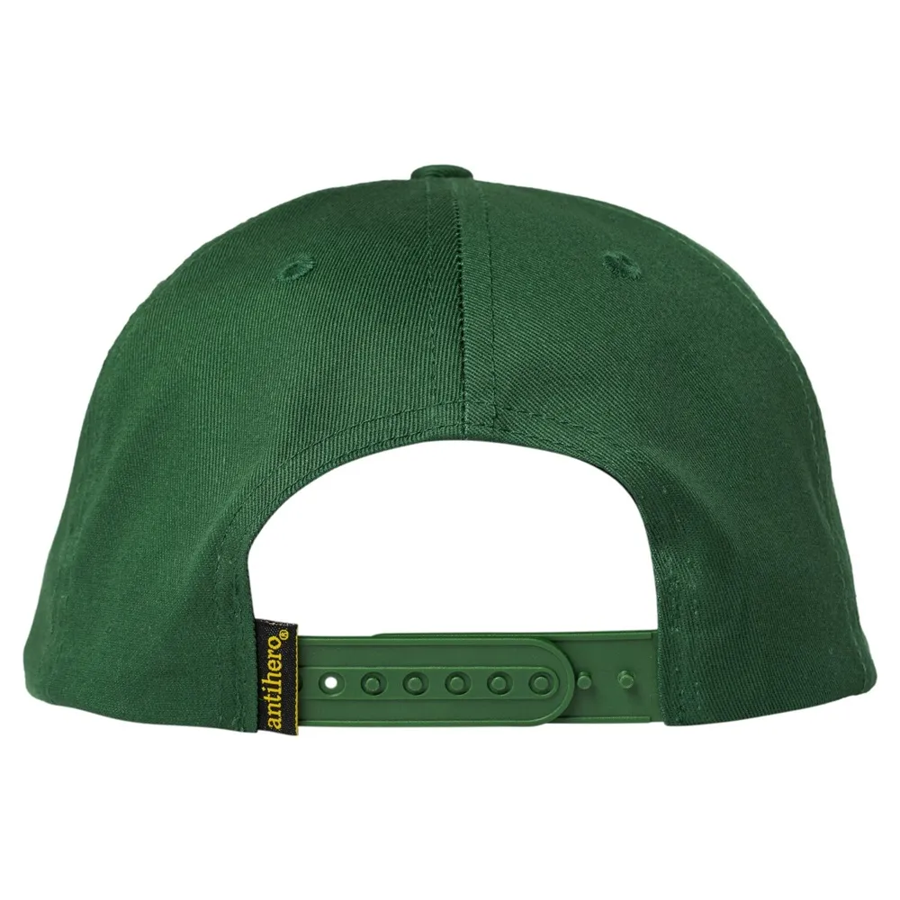 Anti Hero Clubhouse Green Gold Snapback Hat
