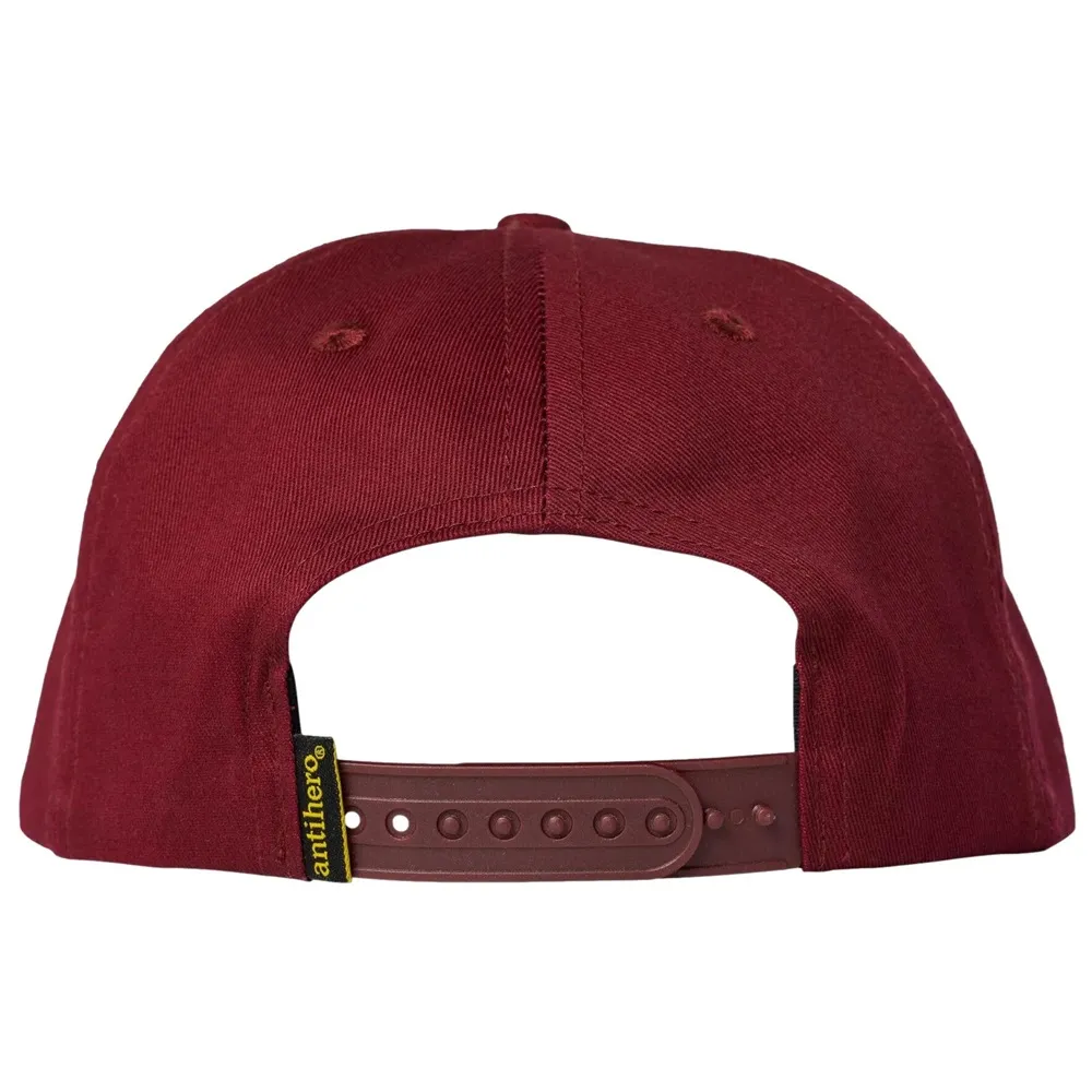 Anti Hero Basic Eagle Wine Gold Snapback Hat