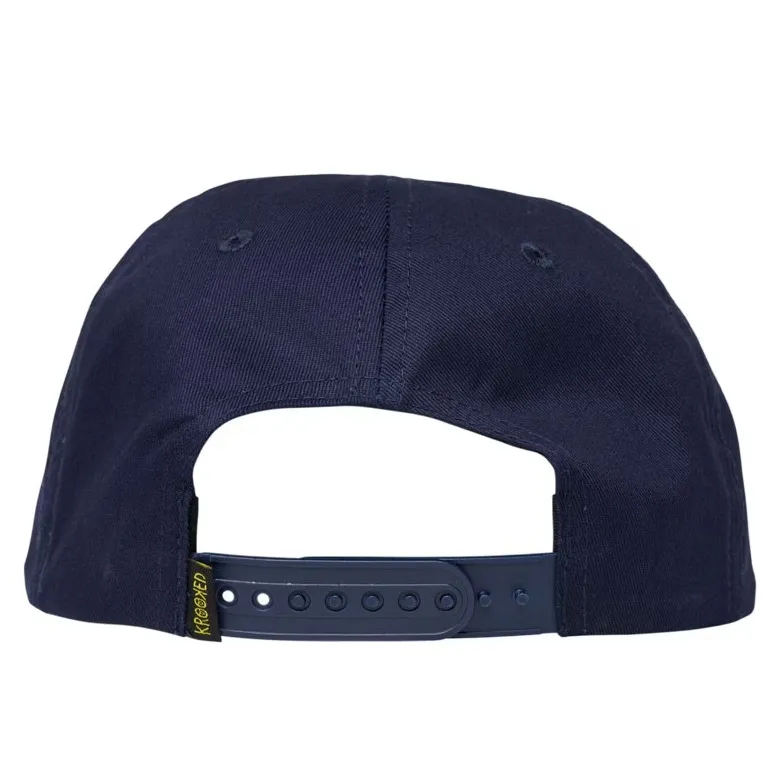Krooked Sweatpants Redux Navy Snapback Hat