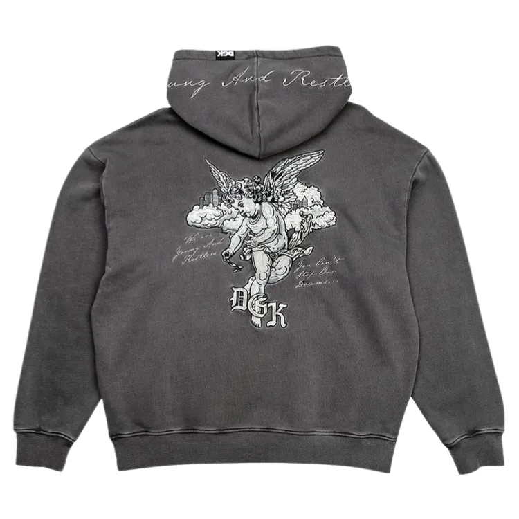 DGK Restless Washed Black Hoodie