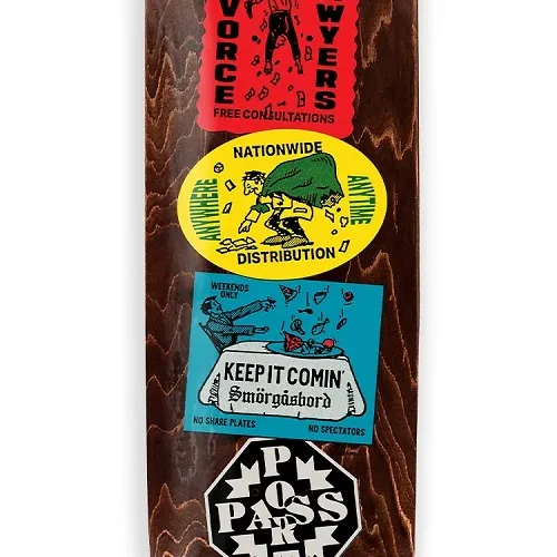 Passport Coaster Series Distribution 8.5 Skateboard Deck