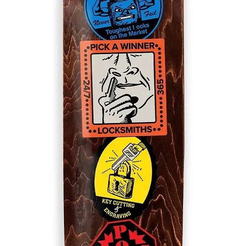 Passport Coaster Series Locksmith 8.874 Skateboard Deck