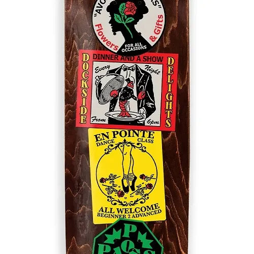 Passport Coaster Series Flowers & Gifts 8.125 Skateboard Deck