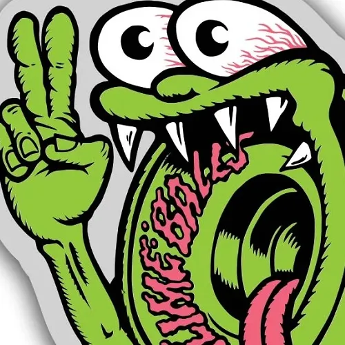 Slime Balls Curb Creature Sticker