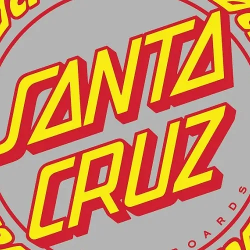 Santa Cruz Flamed Ringed Dot Sticker