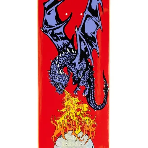Welcome Firebreather On Popsicle Red Prism Foil 8.0 Skateboard Deck