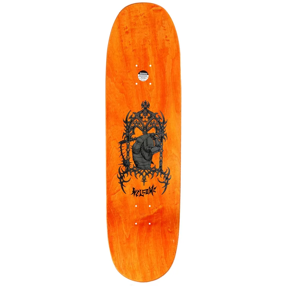 Welcome Paladin On Baculus 2 White Gold Foil 9.0 Skateboard Deck