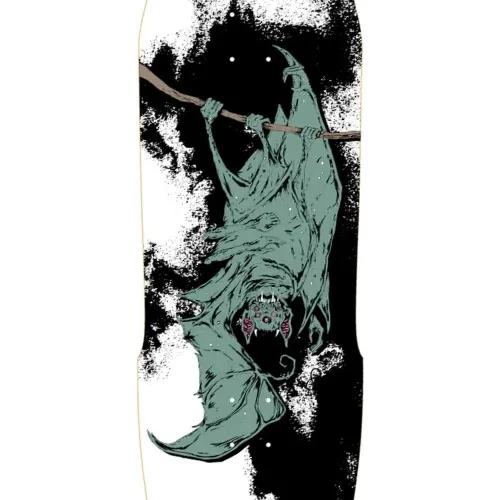 Welcome Infinitely Batty On Totem 2 White Black 9.75 Skateboard Deck
