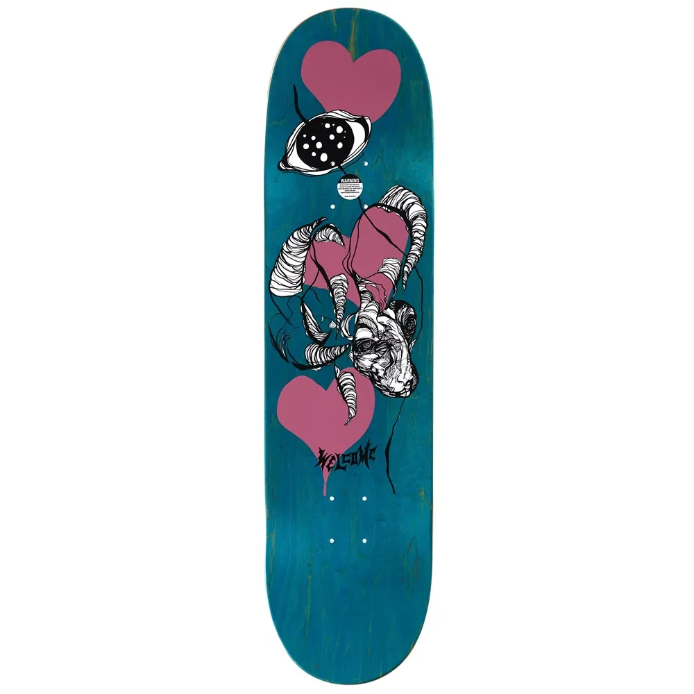 Welcome Infinitely Batty On Popsicle White Black 8.5 Skateboard Deck