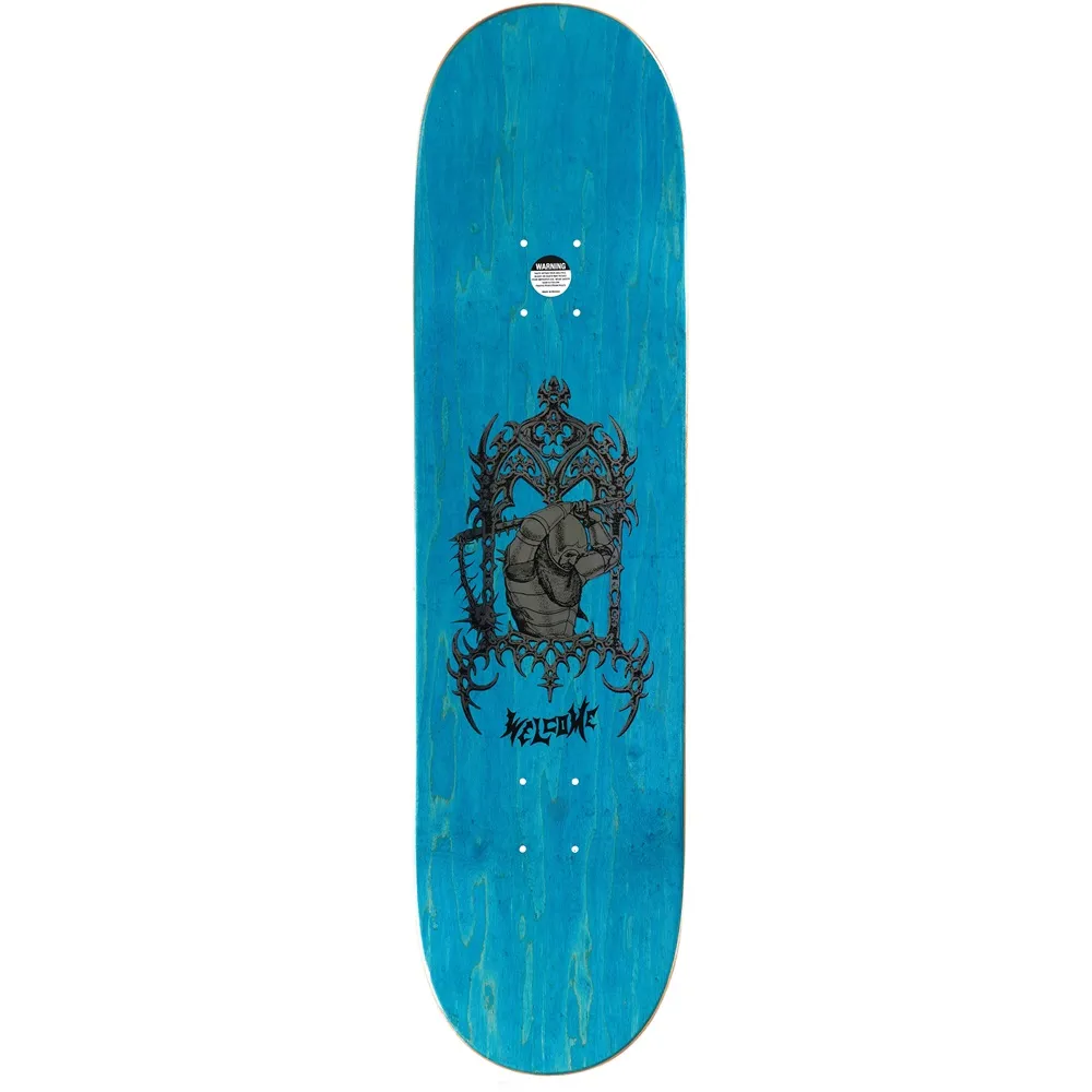 Welcome Paladin On Popsicle Purple Gold Foil 8.5 Skateboard Deck
