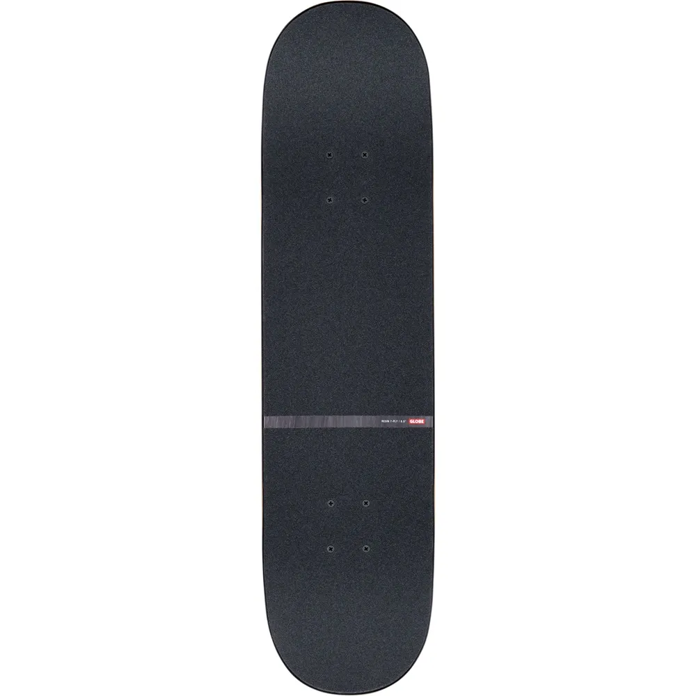 Globe G1 Downtown Doom Silver Red 8.0 Complete Skateboard