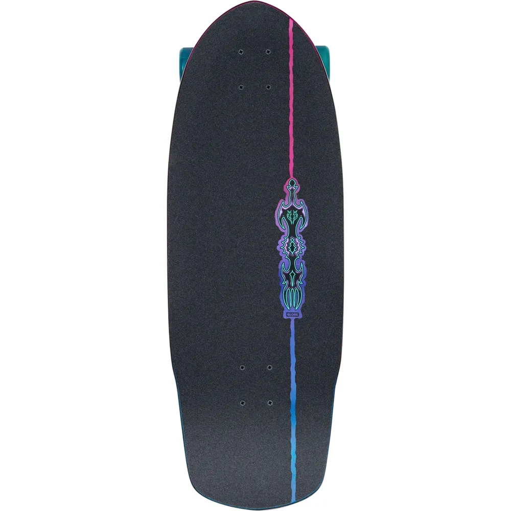 Globe Talon Black Blue Green 30 Cruiser Skateboard