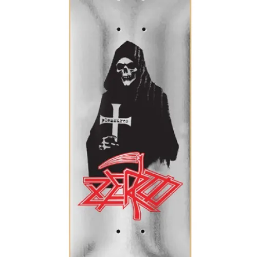 Zero X Pleasures Reaper Silver 8.25 Skateboard Deck