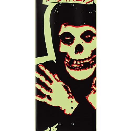 Zero Misfits Horror Business Glow In The Dark 8.5 Skateboard Deck